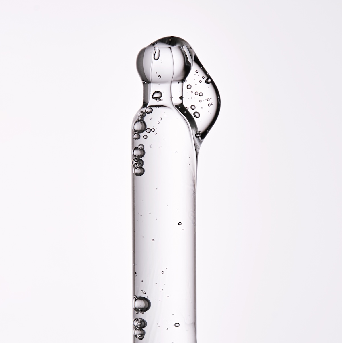Pipette containing clear liquid