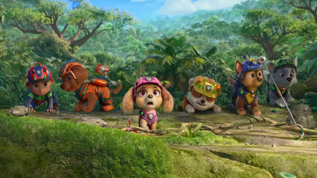The Paw Patrol in Paw Patrol: The Dino Movie