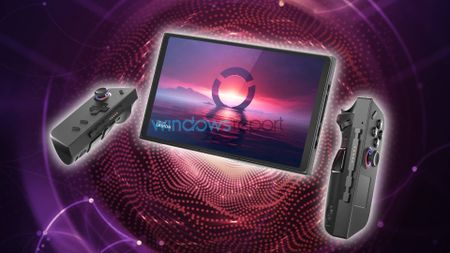 Lenovo Legion Go handheld with controllers detached