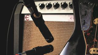 1965 Epiphone Comet amp miked with Shure SM57 pair and 1963 Fender Jaguar
