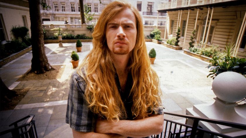 Dave Mustaine of Megadeth, portrait, London, United Kingdom, 1992. 