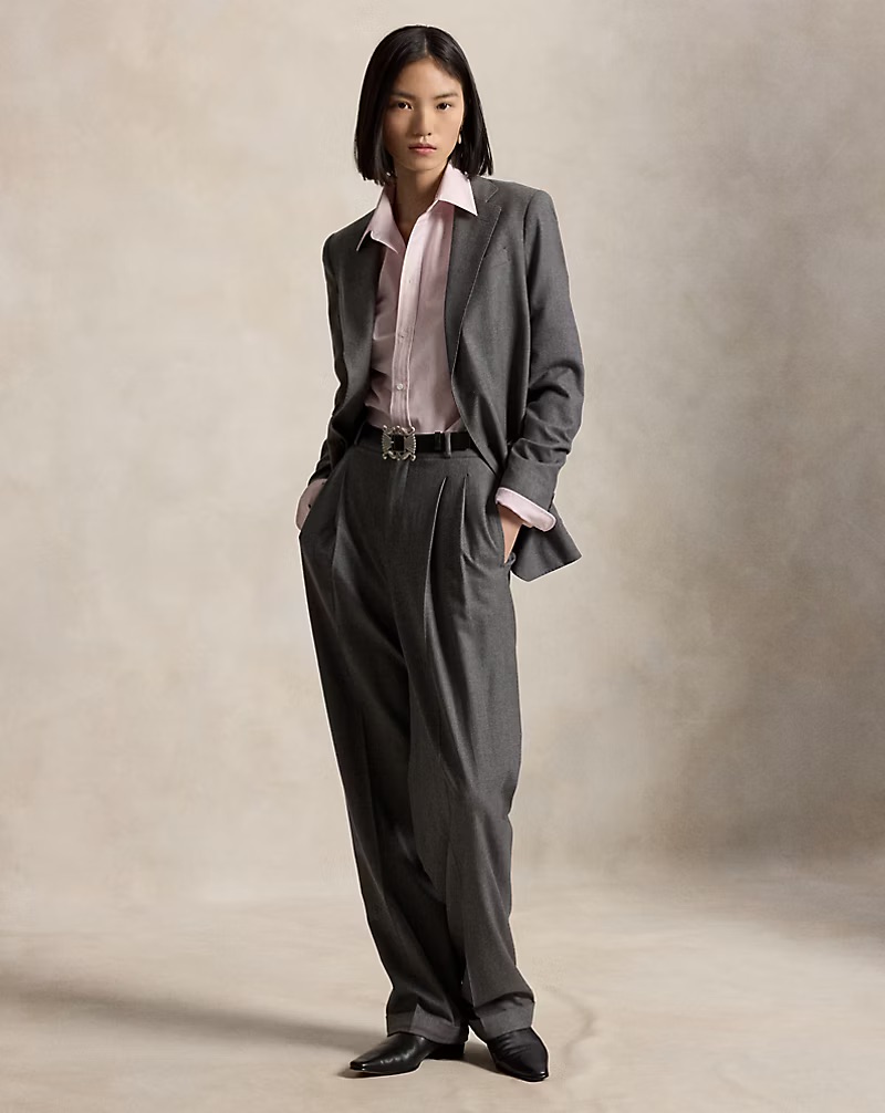 Ralph Lauren, Bacall Wool-Blend Trouser