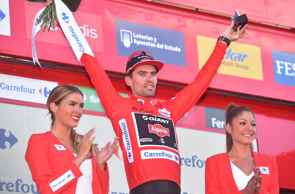 Tom Dumoulin (Giant-Alpecin) holds onto red after stage 19