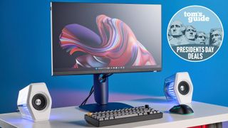 Alienware AW2525HM with Tom's Guide Presidents' Day Badge