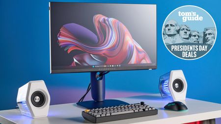 Alienware AW2525HM with Tom's Guide Presidents' Day Badge