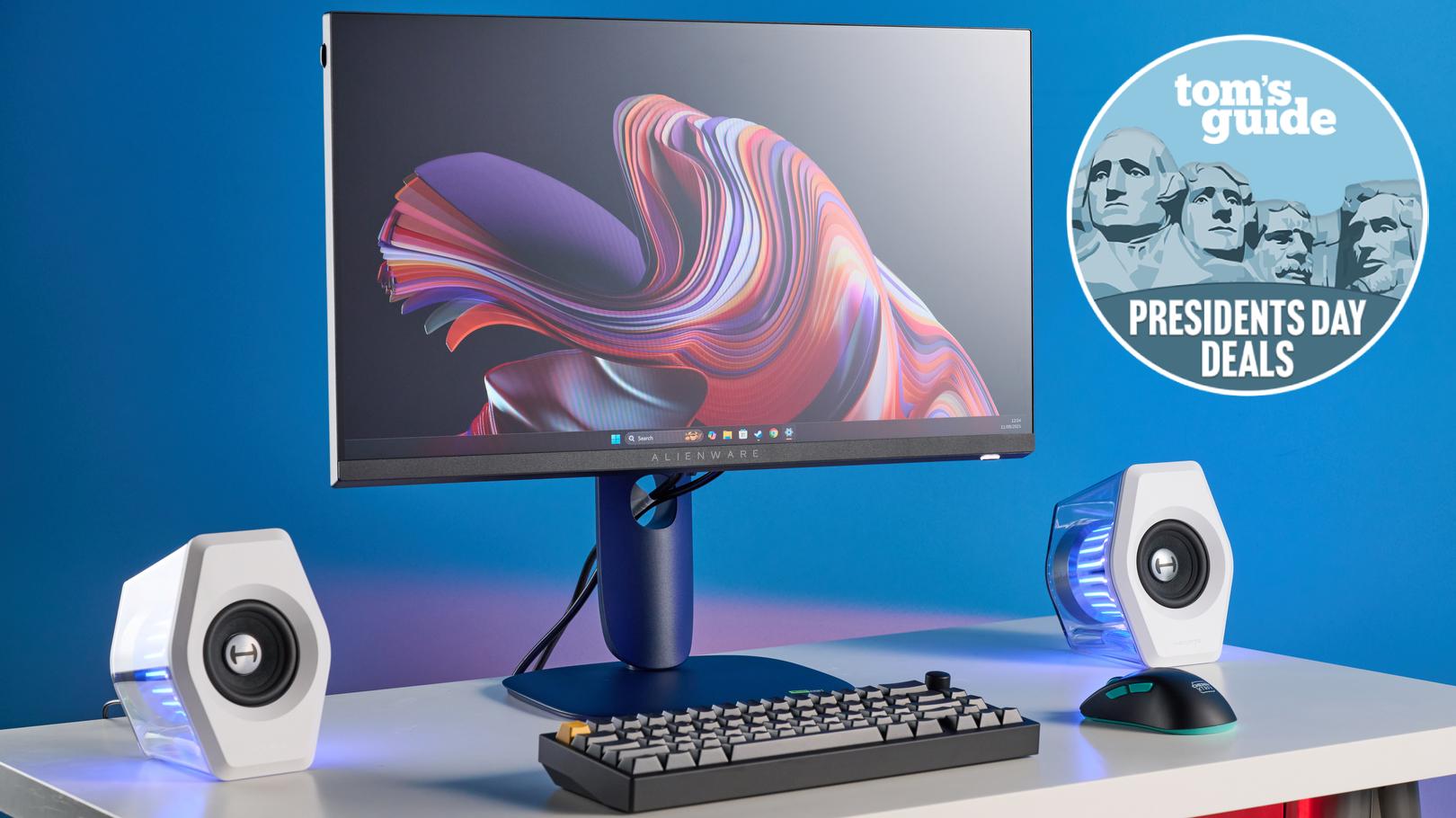 Alienware AW2525HM with Tom's Guide Presidents' Day Badge