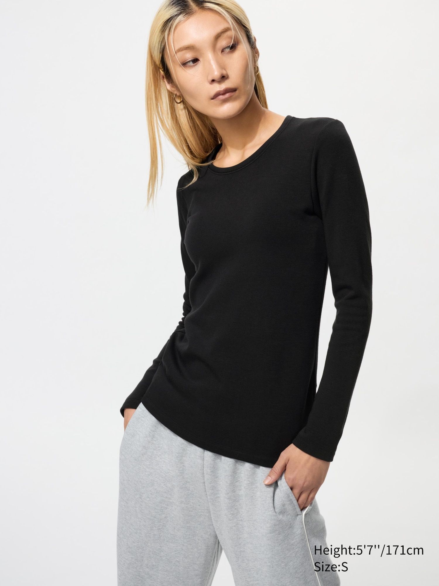 Heattech Ultra Warm Crew Neck T-Shirt (long Sleeve)