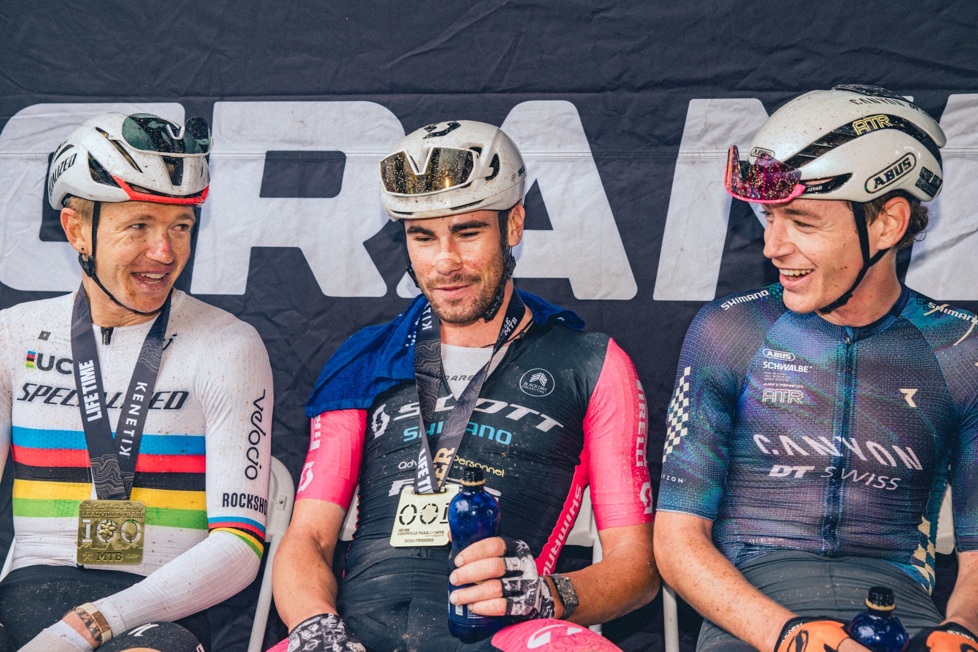Men's top 3 after the race