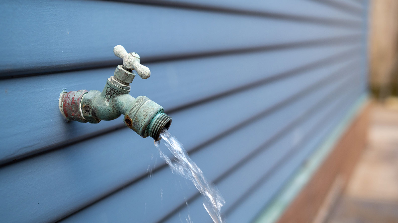 How to fix low water pressure in an outdoor faucet