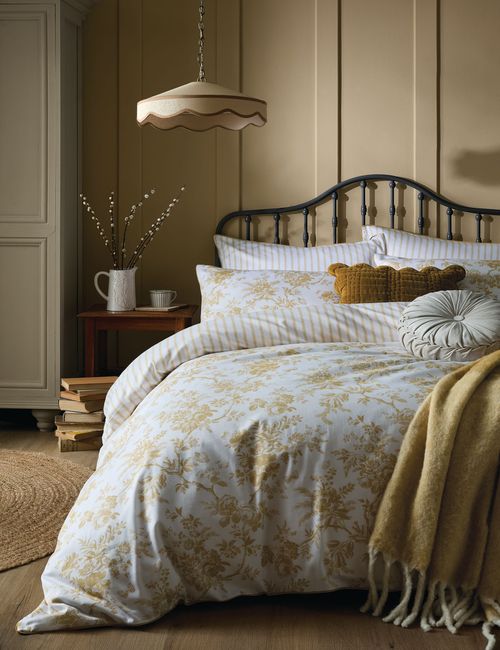 Pure Cotton Sateen Walled Garden Bedding Set