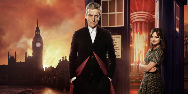 Peter Capaldi and Jenna Coleman in Doctor Who