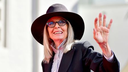 diane keaton on a white background