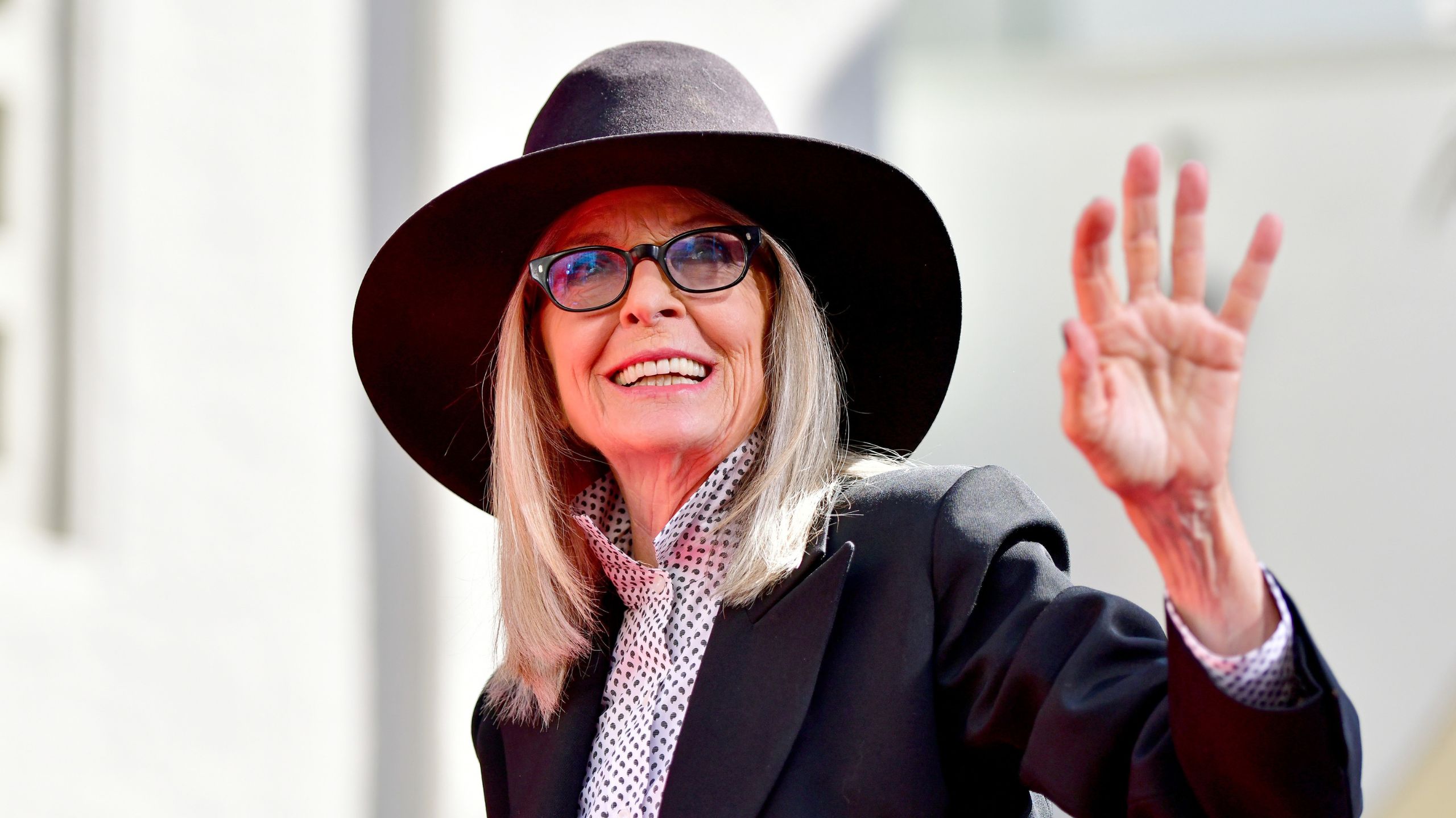 diane keaton on a white background