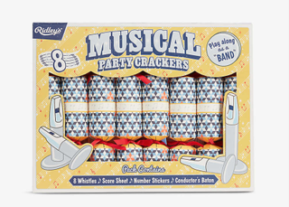 Ridleys Musical pack of 8 party crackers