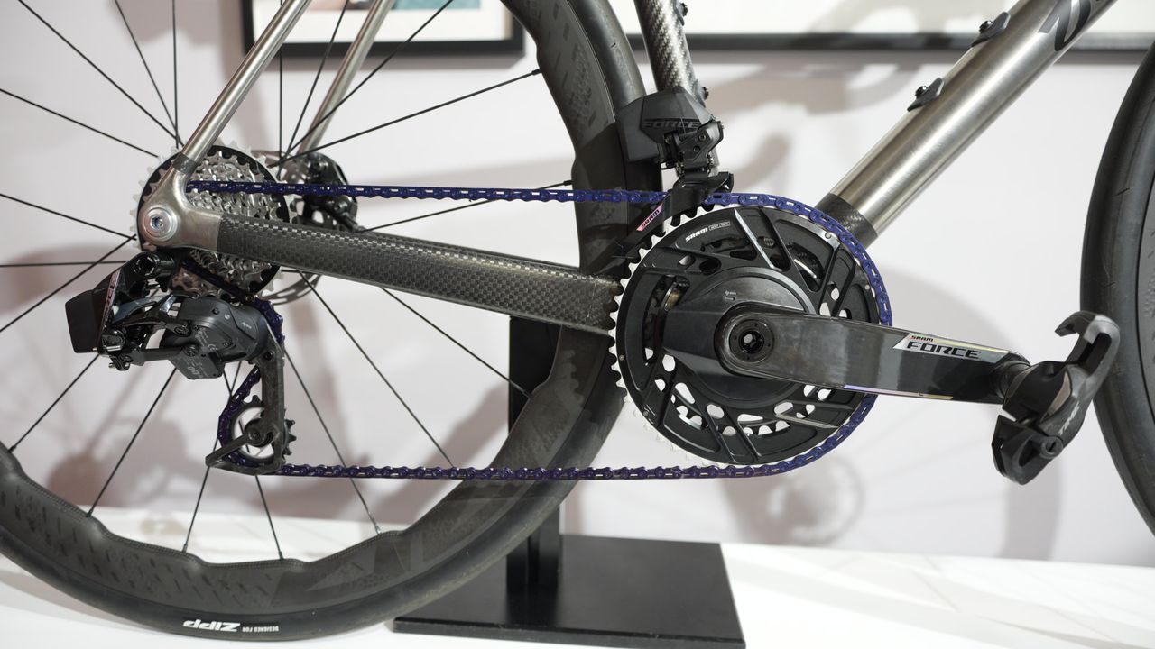 close up details of expensive bikes