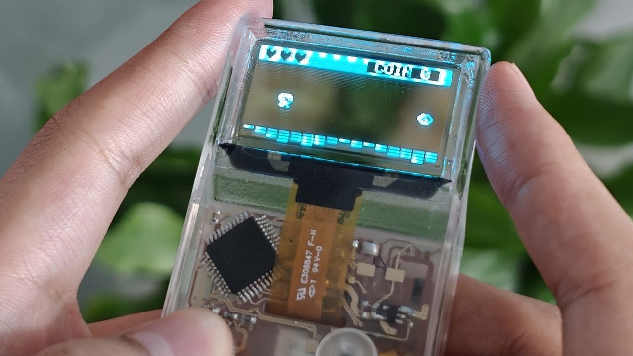 ‘World’s first fully transparent video game console’ is on its way to Kickstarter — Arduview handheld’s shell, PCB, and display are all transparent