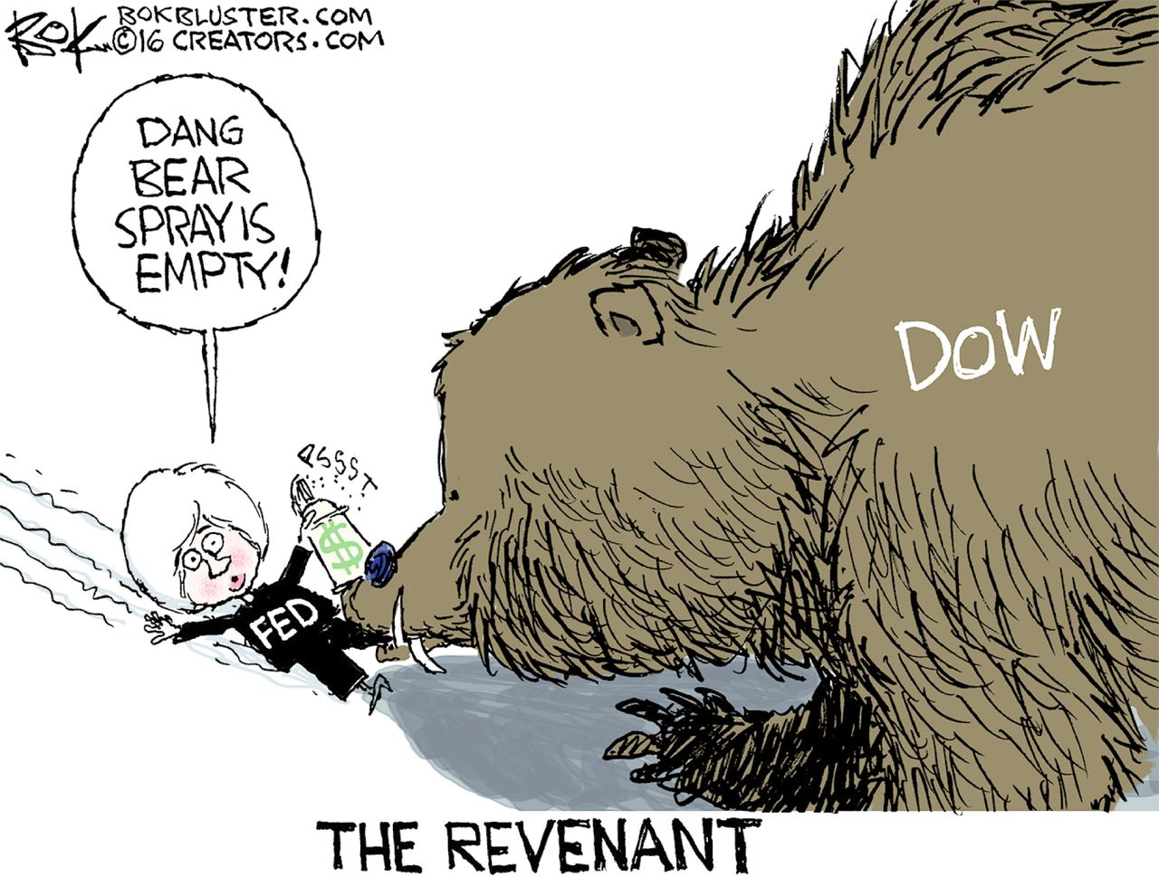 Editorial Cartoon U.S. Stock Market