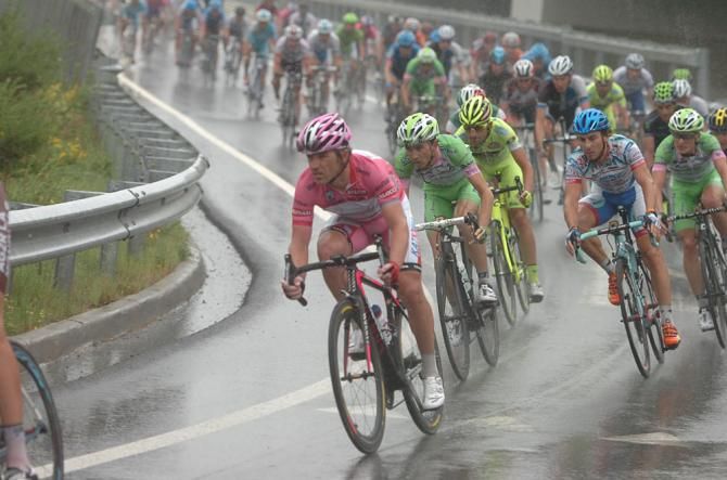 Race leader Luca Paolini