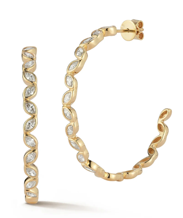 Dana Rebecca Designs, Alexa Jordyn Marquise Marge Hoops