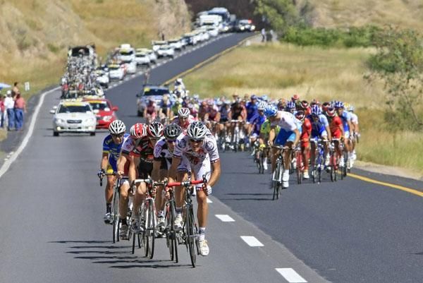 The first attacks came on a windy, exposed section.