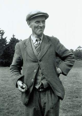 Archaelogist Basil Brown, who led the excavation of the Anglo-Saxon burial mound at Sutton Hoo. Credit: PA/Trustees of the British Museum