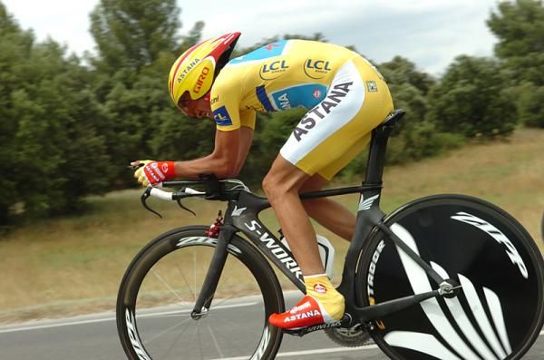 Alberto Contador (Astana) did not have the best day.