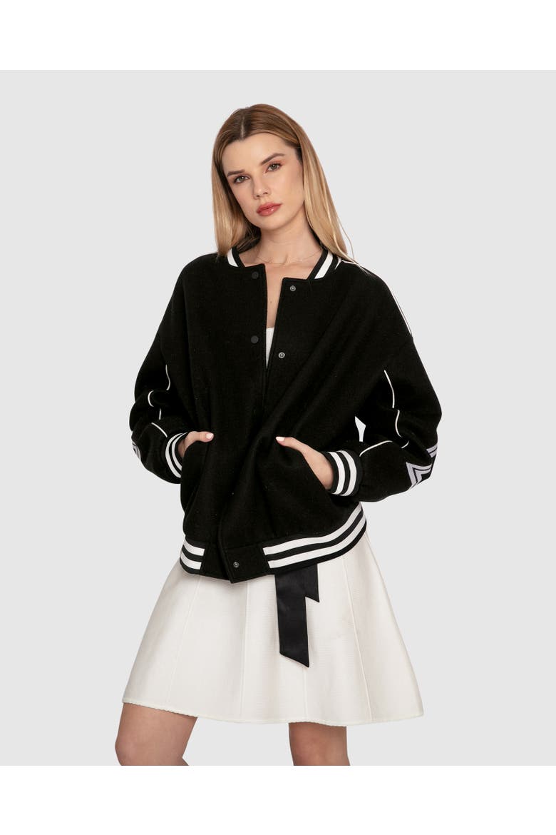 Hold Me Close Letterman Bomber