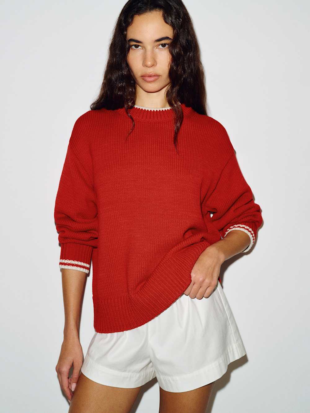Cove Cotton Oversized Crew