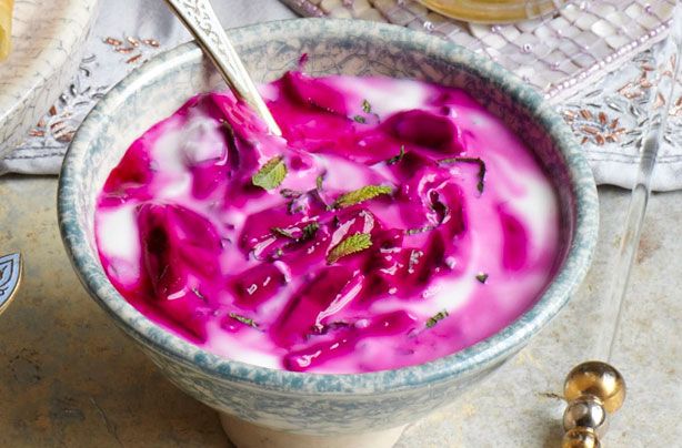 Beetroot raita