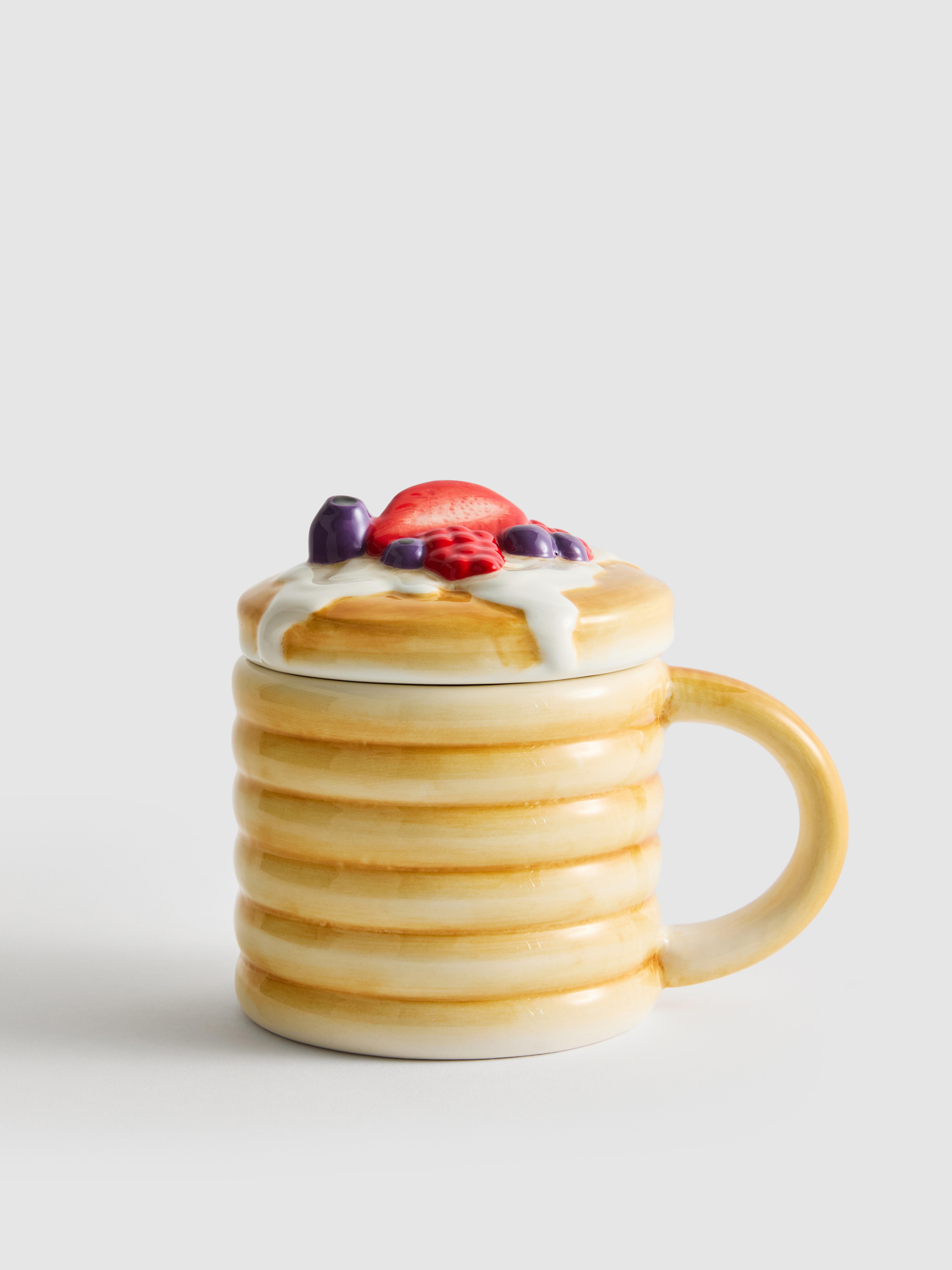 Pancake Stack Lidded Mug