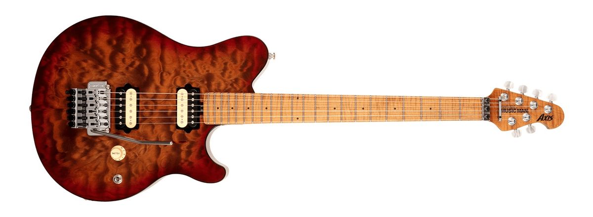 Ernie Ball Music Man's Axis Roasted Amber Quilt