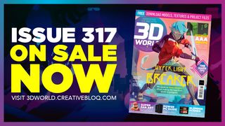 The cover image of 3D World magazine, issue 317.