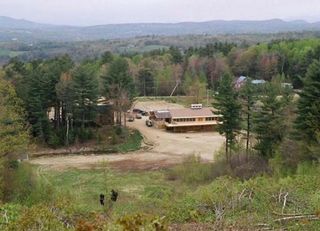 A view from above the Highland Mountain Bike Park in New Hampshire