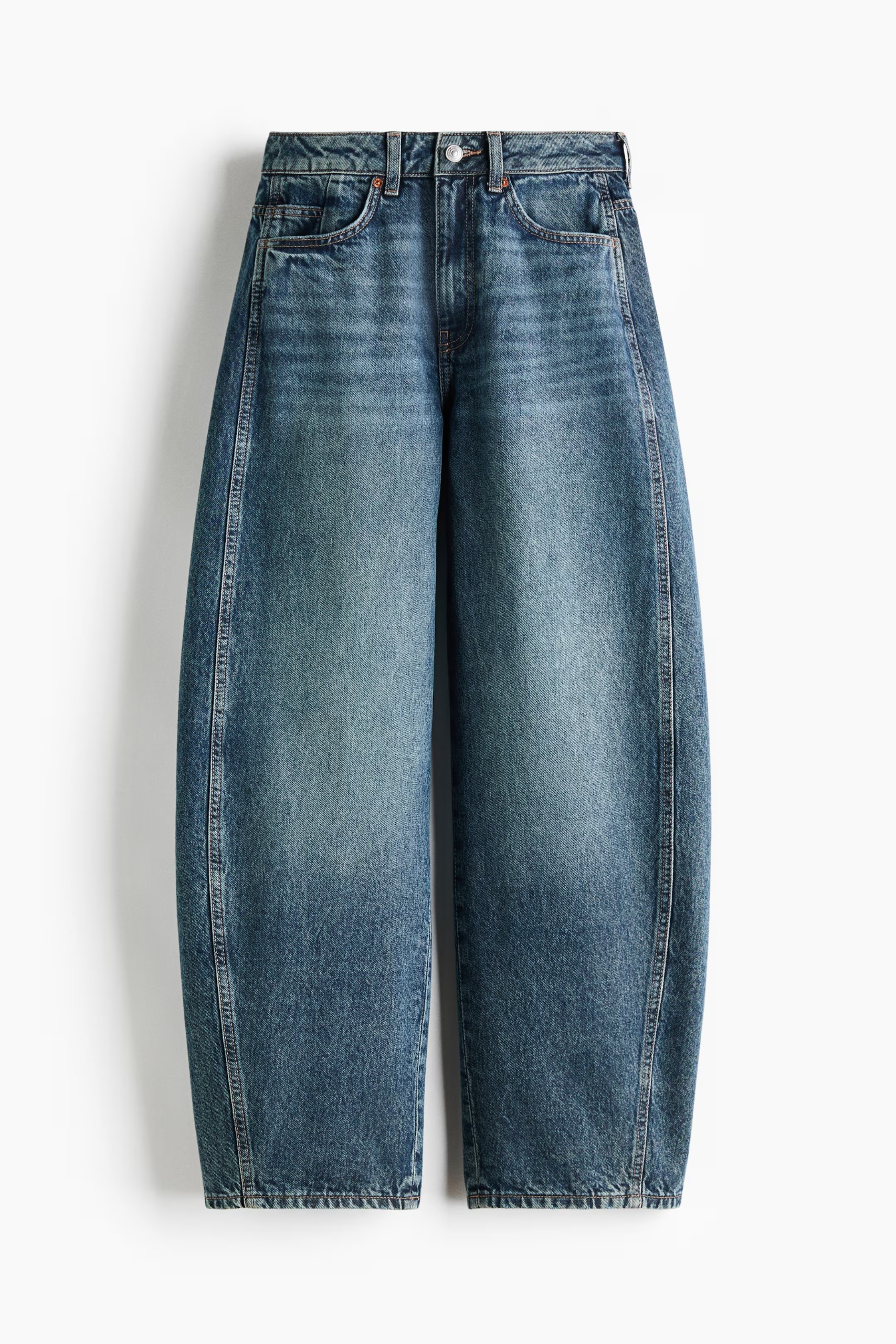 H&amp;amp;M, Barrel High Waist Jeans