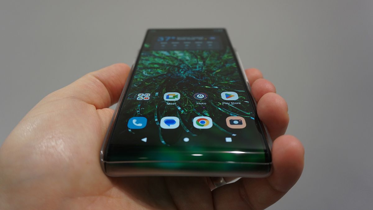 Motorola Rollable Concept front open
