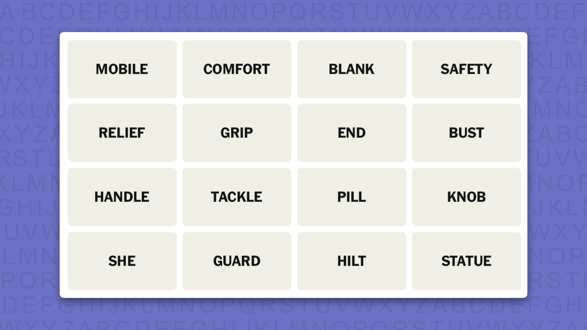 NYT Connections hints for game 1229 on a purple background