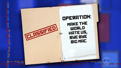 Russian war plan from The Late Show