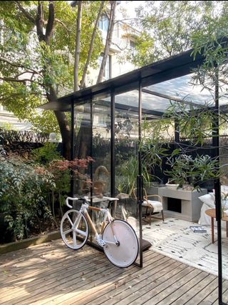 Garden room designed by Ben Wu, interior designer