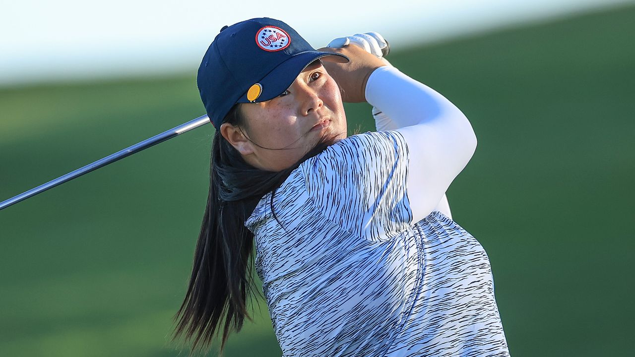 Angel Yin during the Solheim Cup at Finca Cortesin