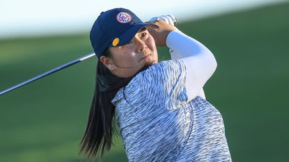 Angel Yin during the Solheim Cup at Finca Cortesin