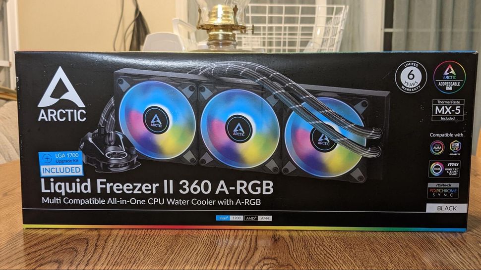 Arctic Liquid Freezer Ii 360 Argb Review Quiet Cooling Power Tom S Hardware