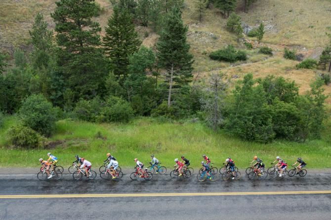 After breakfast the campers kit up to ride to the skills portion of the camp.