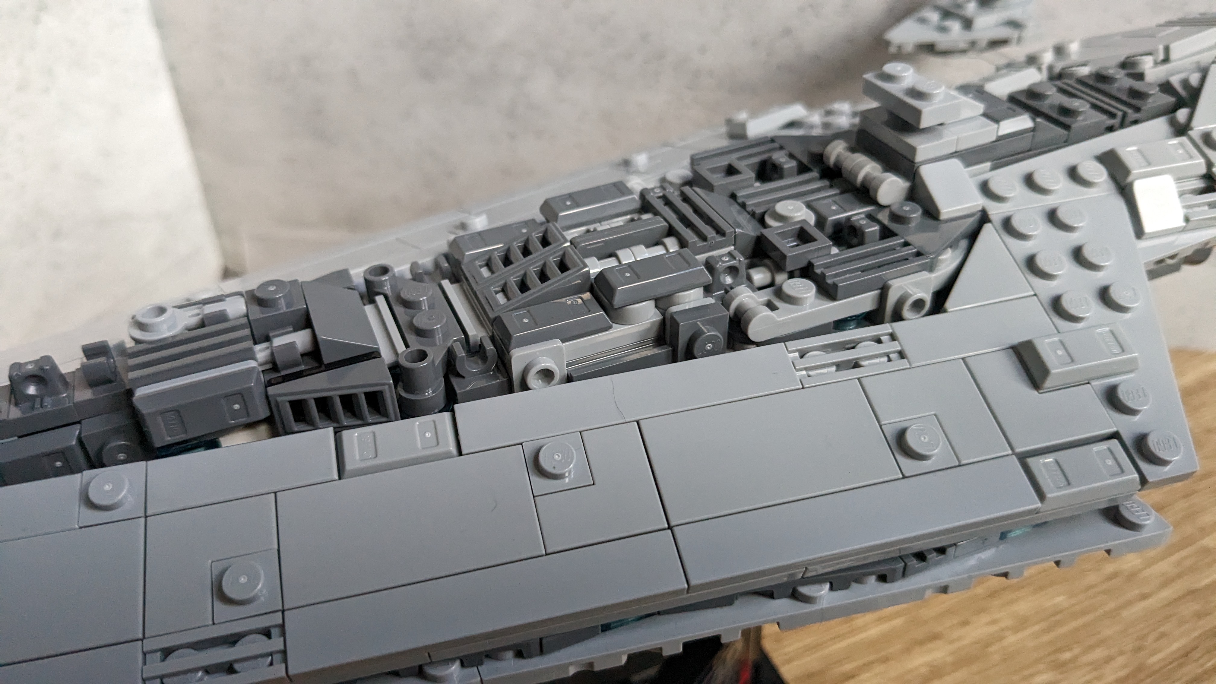 Up-close detail of the Executor Super Star Destroyer