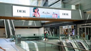 The new SNA Display featuring a Dior add at Miami’s Brickell City Centre.