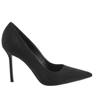 Next Black Forever Comfort Point Toe Court Shoes