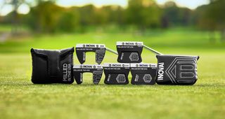 A group shot of the Inovai putters by Bettinardi
