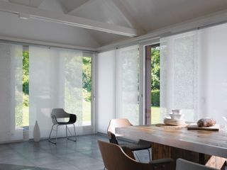 Window panels in an extension by Direct Blinds