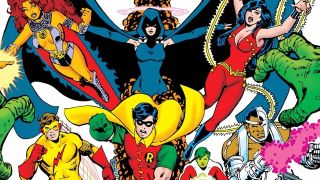 Teen Titans comic panel