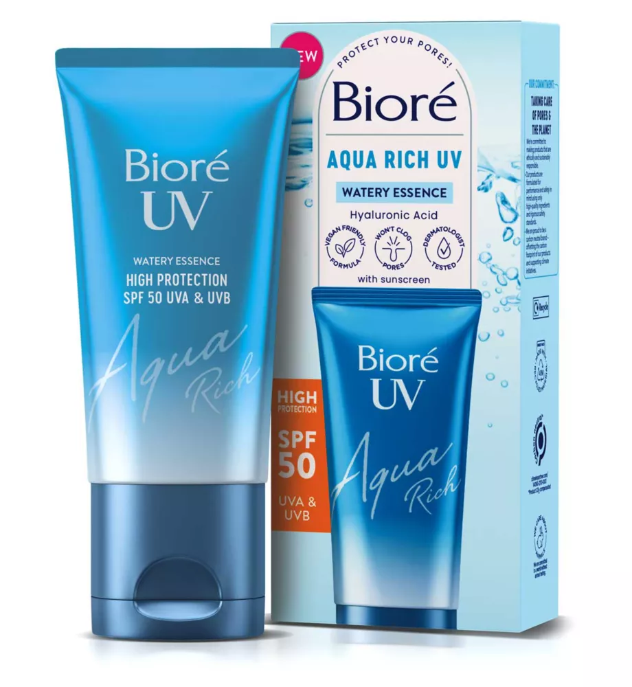 Biore Uv Aqua Rich Water Essence Sunscreen Spf 50 50ml