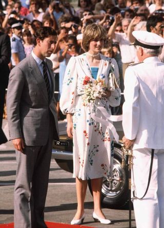 Princess Diana and Prince Charles on their honeymoon in Hampshire